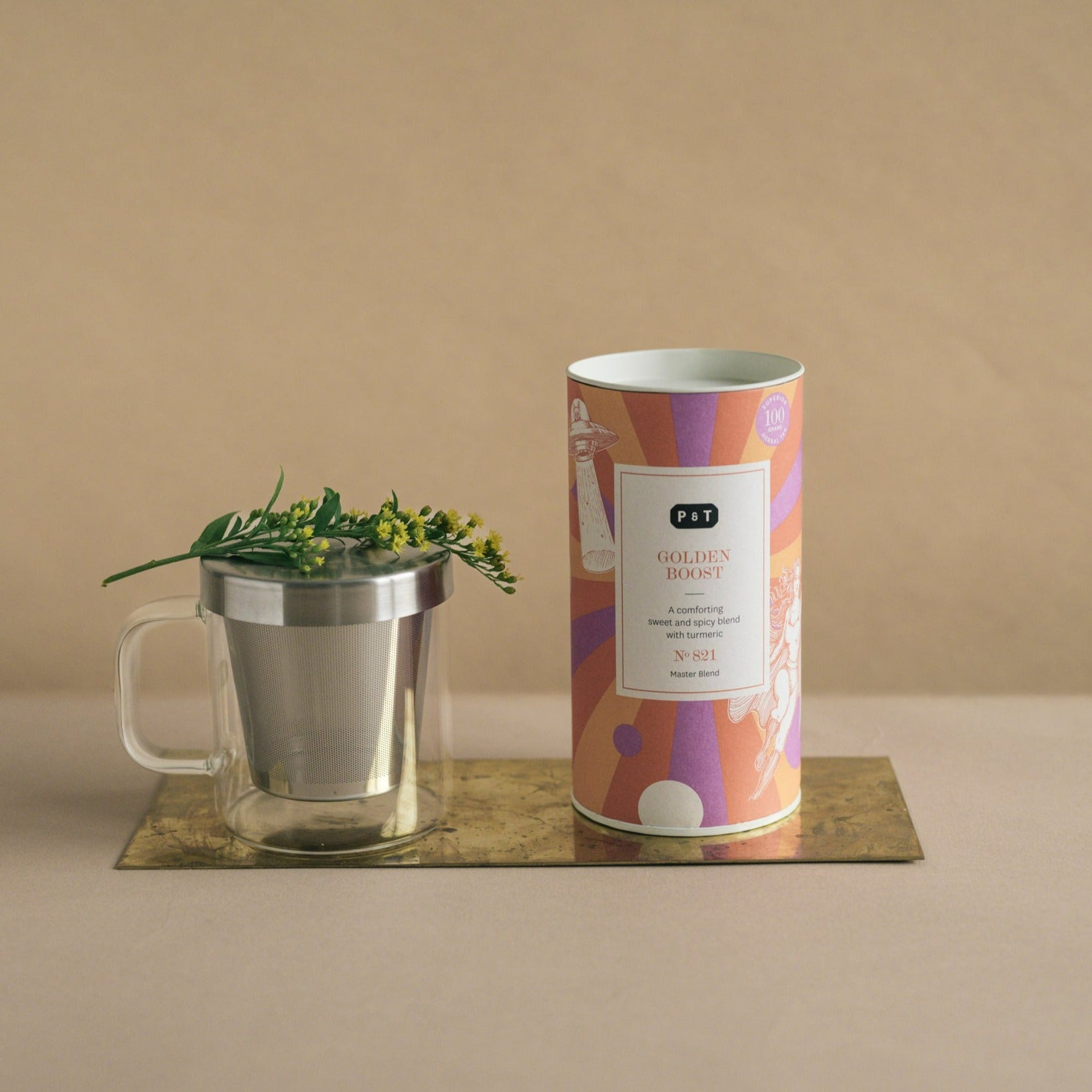 Golden Boost Caffeine-Free Spice Tea – Unique Recipe