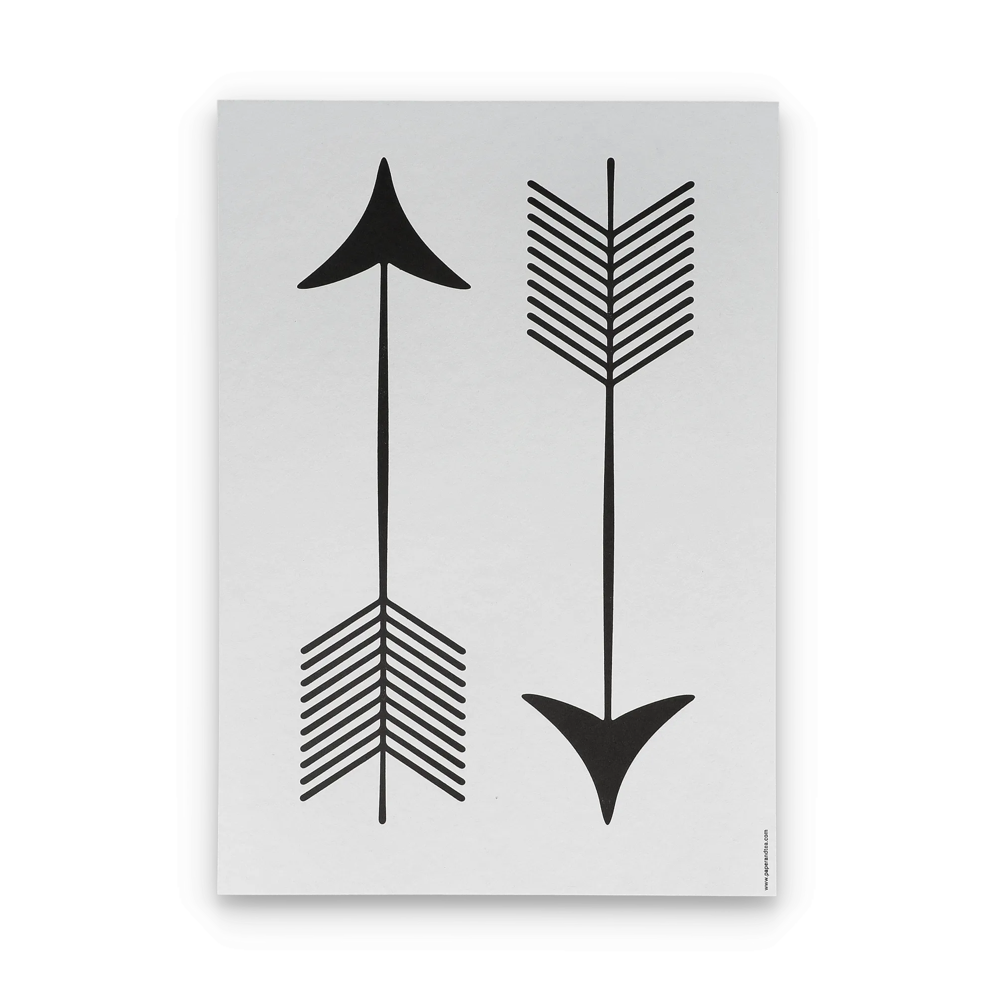 Art Print Art Print A4 Origin Typo Arrows