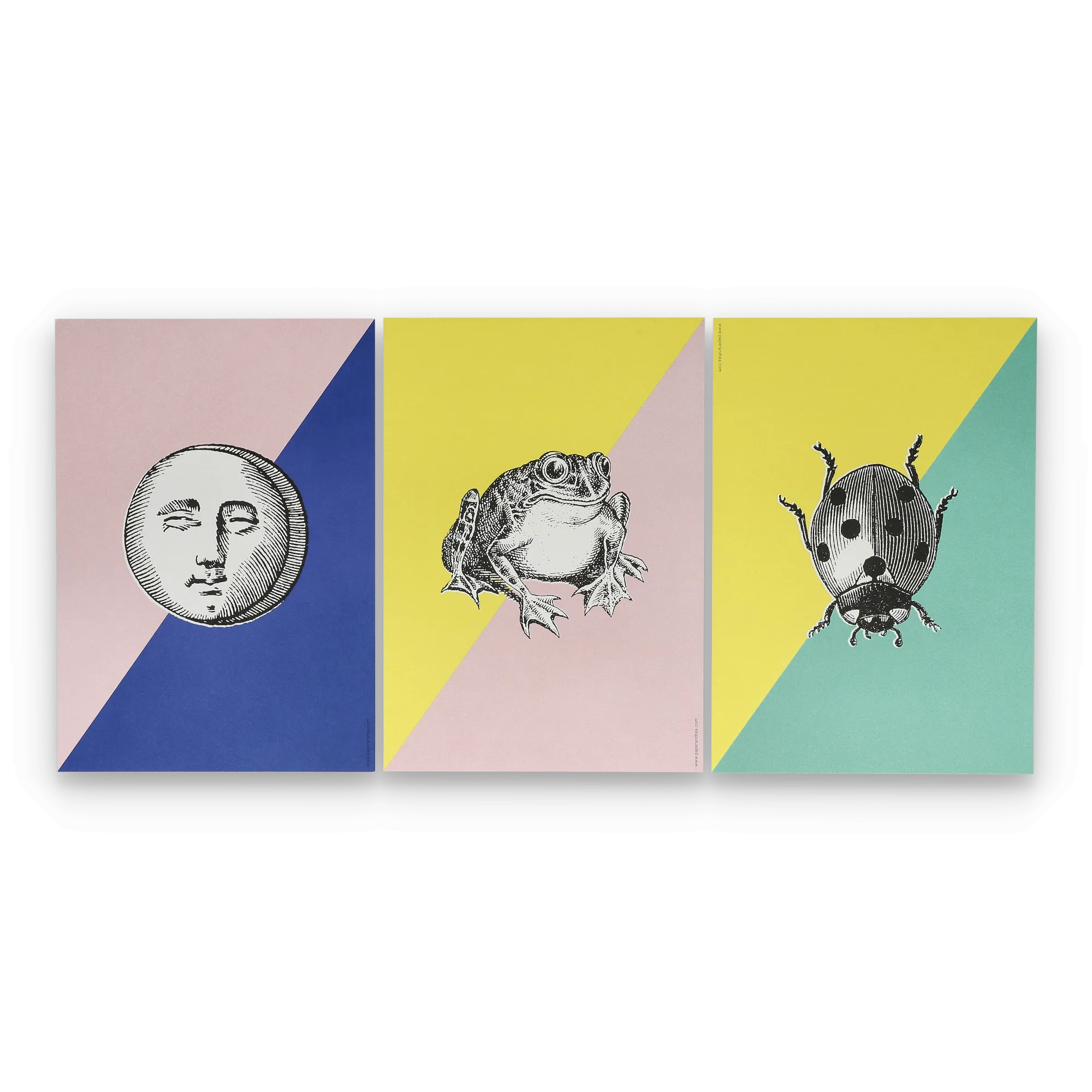 Art Print A5 Masterblend Colorblocking Set of 3