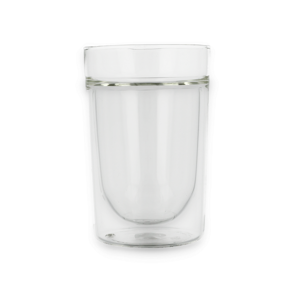Double walled glass large clear