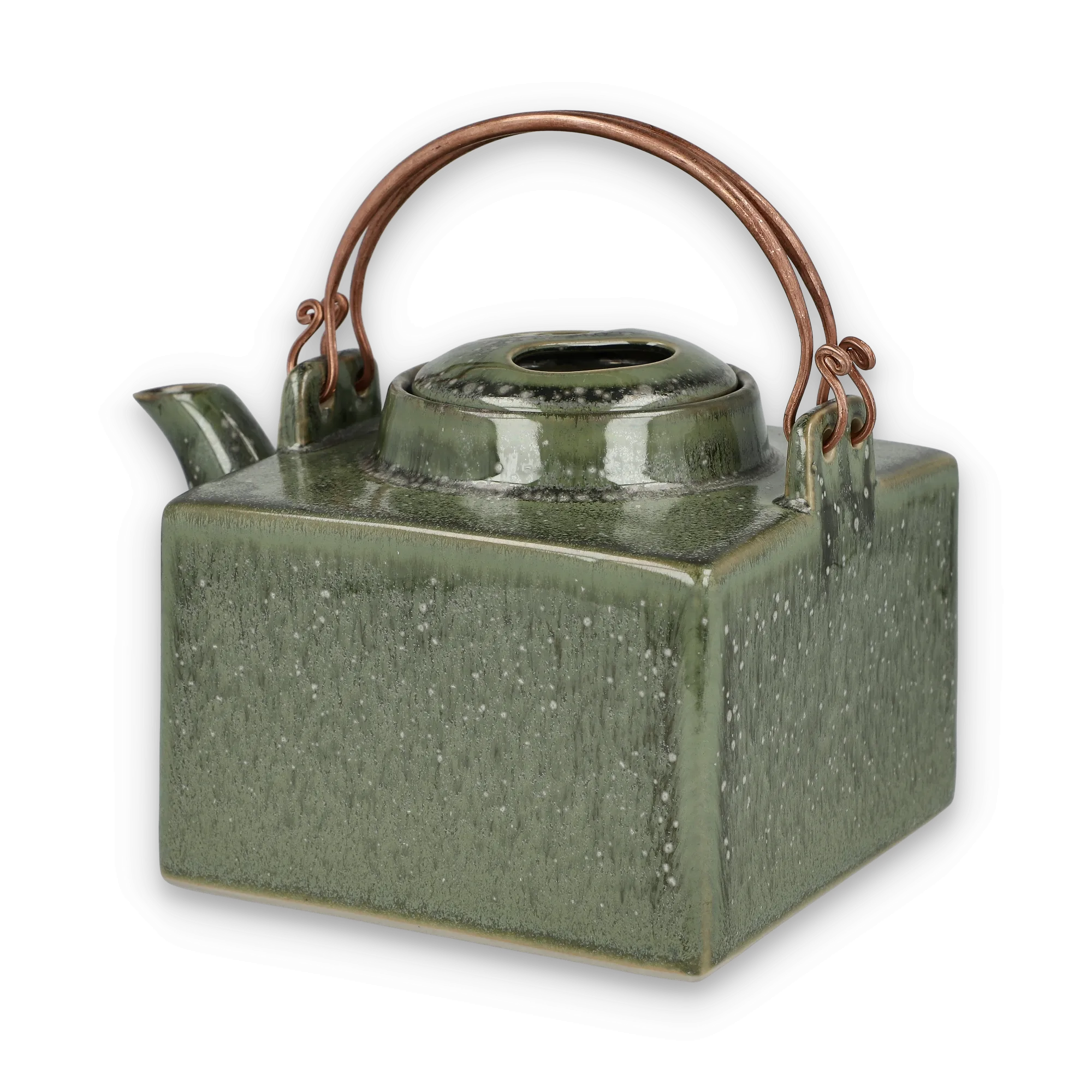 Tea Pot Jade Square Teapot