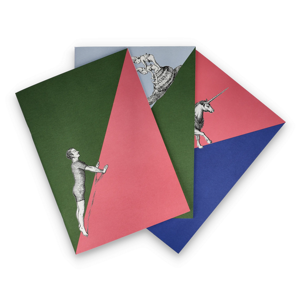 Notebooks A4 Masterblend Colorblocking Set of 3